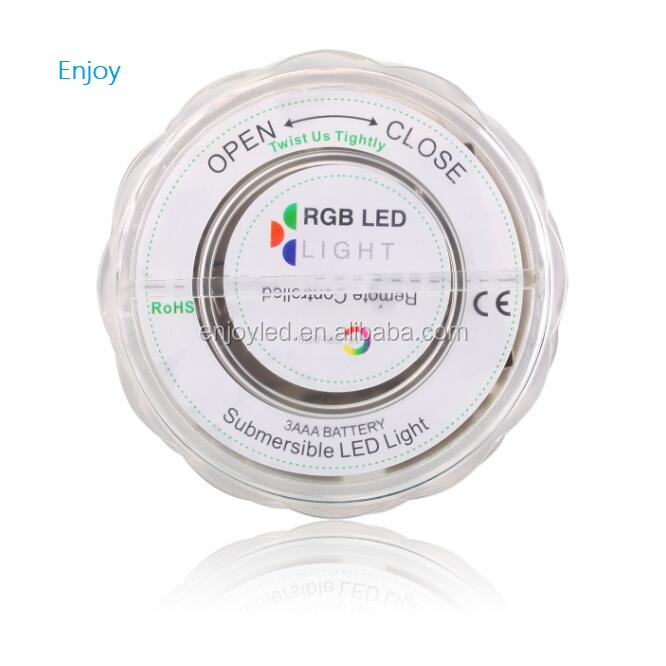 1W Led lamp for aquarium fish tank diving waterproof light low light RGB remote control light