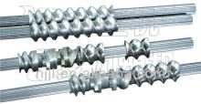 twin screw extruder screw element and the mandrel