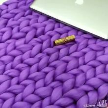 Alibaba Giant Acrylic Blanket Super Chunky Hand Made Hand Woven Chunky Knit Throw Rug Blanket
