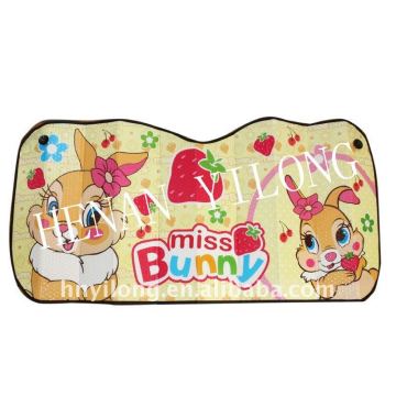 rabbit pattern car sun shade-auto car sun shade