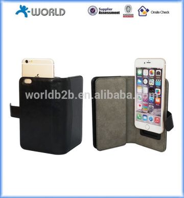 universal flip leather case with card slot universal mobile phone case