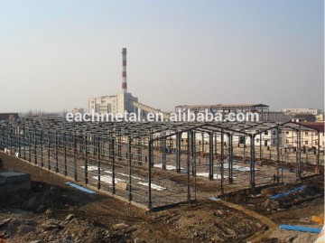 Wide span light frame steel structure building prefabricated house