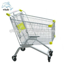 CE & ISO supermarket metal shopping trolley manufacture