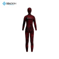 Seaskin Ladies Red Camo Two Pieces Spearfishing Wetsuits