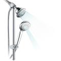 Silver Bathroom ABS Head Hand Shower Set