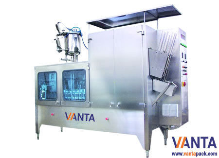 Automation Gable Top Carton Filling Machine With Cap For Small Size Beverages