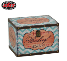 Square PU Gift Wooden Box