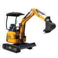 Mini excavator with swing boom 1.8T mini digger