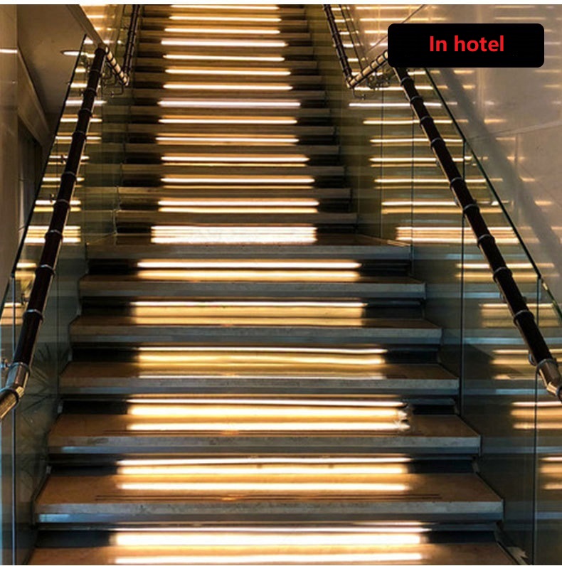 New design LED sensor stair light Infrared Sensor and energy saving Night Light 22 steps 264W indoor Light