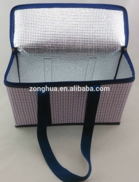 EPE aluminium coating with opp laminated insulating cooler bag manufacturer