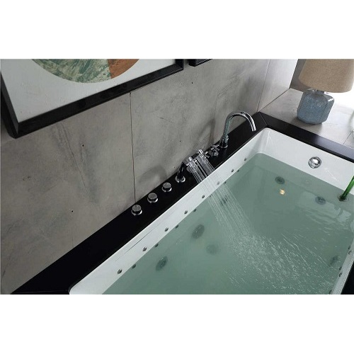 2 Person Acrylic Luxury Massage Bathtub with Light