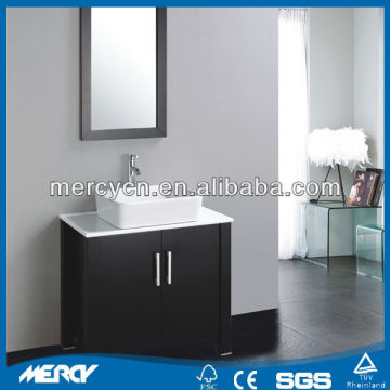Solid Wood Bath Cabinet Floor Standing Solid Wood Bath Cabinet