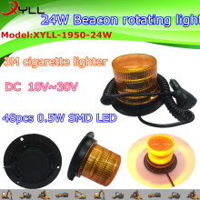 New Arrival! 24W beacon rotating warning light , police used emergency warning light
