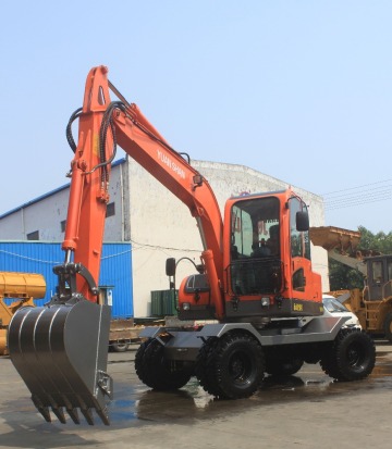 Excellent performance small wheel type excavator YS775-8