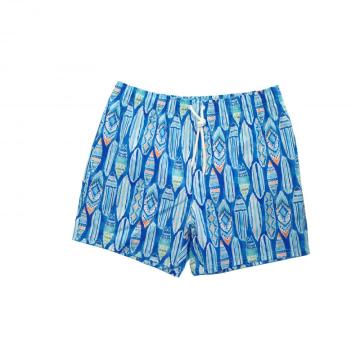 Schnell trockener Stretchdruck Herrenstrandshorts