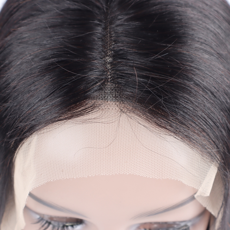 13*4 4*4 13*1 T lace bob wig silky Virgin Cuticle Aligned Brazilian natural color Human Hair wig wholesale price for black woman