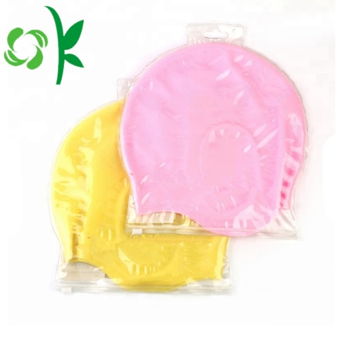 Simple Silicone Customized Swimming Cap for Long Hair