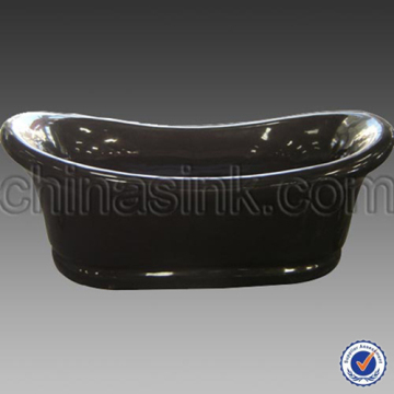 Absolute Black Granite Freestanding Slipper Bathtub