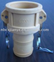Nylon camlock fitting / cam groove coupling