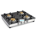 Crystal Nova 4 Burner Toughened Glass Cooktop