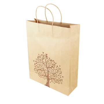 Customized Printing With Handle Luxurious Kraft Paper Bags