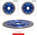 Profesional 4 Inch Super Thin Diamond Saw blade untuk memotong ubin keramik porselen marmer granit