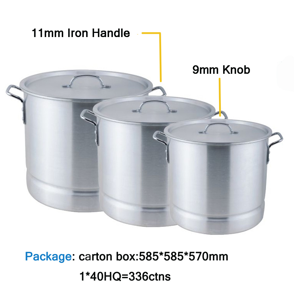 64QT 84QT 100QT aluminum steamer stock pot set