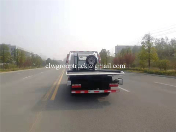 3ton 4ton flatbed towing wrecker truck