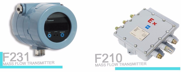 Natural Gas Coriolis Mass Flow Meter, Mass Flowmeter met stroomsnelheid 18 kg / min