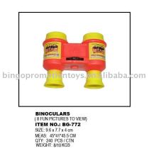 promotional toy binoculars with 8 picture inside