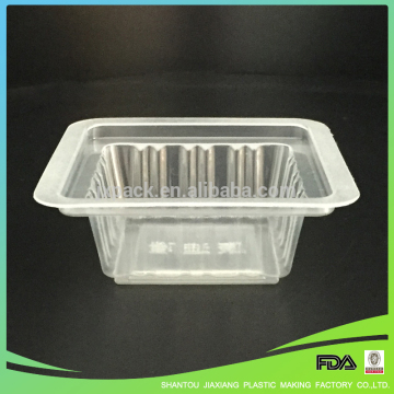 Transparent Suqare Mini Disposable Plastic Case