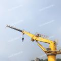 Telescopic Boom Marine Marine Crane ที่มีความยาว jib โหลด 1.5T 36.6m