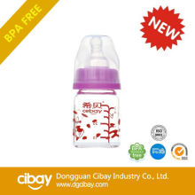 Standard neck unique glass thermos baby bottle 60ml