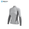 Seaskin Long Arm Neoprene Surfing Lady Wetsuit Top