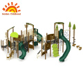 Main Outdoor Climbing Frame Struktur Gelombang Bersih