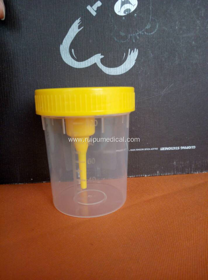 PP Material Disposable Sterile Urine Container With Needle