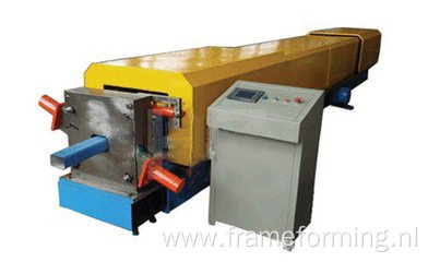 Round square downspout pipe making machine