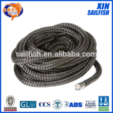 Alibaba most popular black Solid Braid Dockline in 200m/coil