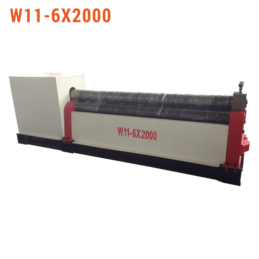W11-6x2000 Machine de flexion de la plaque mécanique