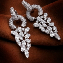 Luxury Zircon Earring Fashion Beads Accessories Charming Earring