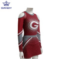 Gbona Tita Long Sleeve Cheerleading Awọn aṣọ