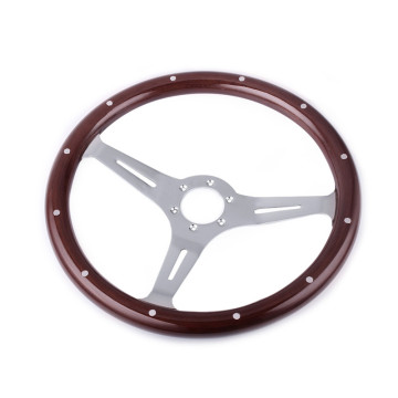 RASTP universal spoke chrome steering wheel with horn