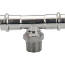 Tee with Male Threaded / Branch End