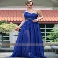 DORISQUEEN One Shoulder Fashion Ladies Evening Western Dresses