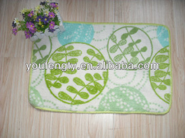 Acrylic bathroom mat set