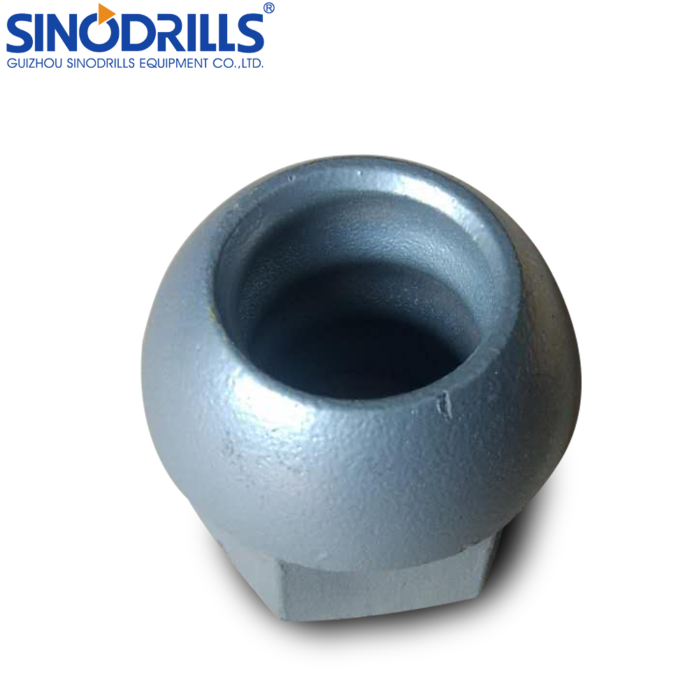 R32 dome nut / R32 spherical nut for self drilling anchor drilling system