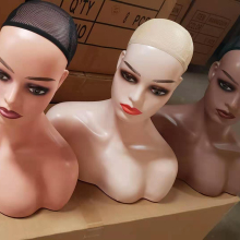 Training Mannequin Head Canvas Block Head Display Styling Mannequin Manikin  Wig Stand Free Get T Needle Holder