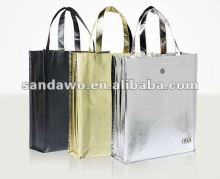 2012stylish metal coating non woven shopping bag (A600205)