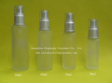 30ml / 50ml / 60ml / 80ml Forsted Glass Bottles For Cosmetics Liquid With Silk Screen