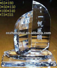 Best wishes crystal ship model